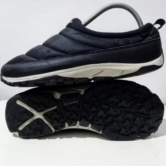 SEPATU OUTDOOR SLIP ON COLUMBIA (BLACK) ORIGINAL