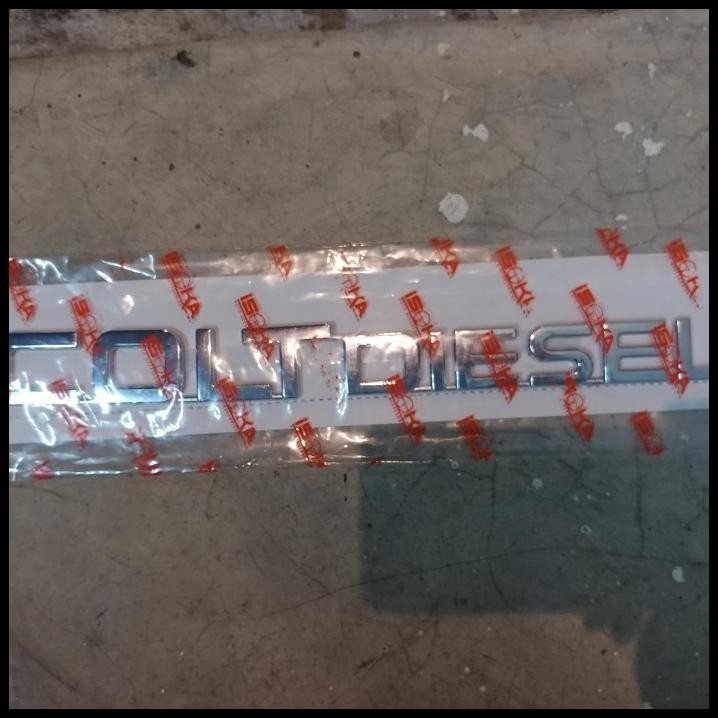 HOT DEAL EMBLEM MITSUBISHI COLT DIESEL / LOGO COLT DIESEL CANTER CHROME