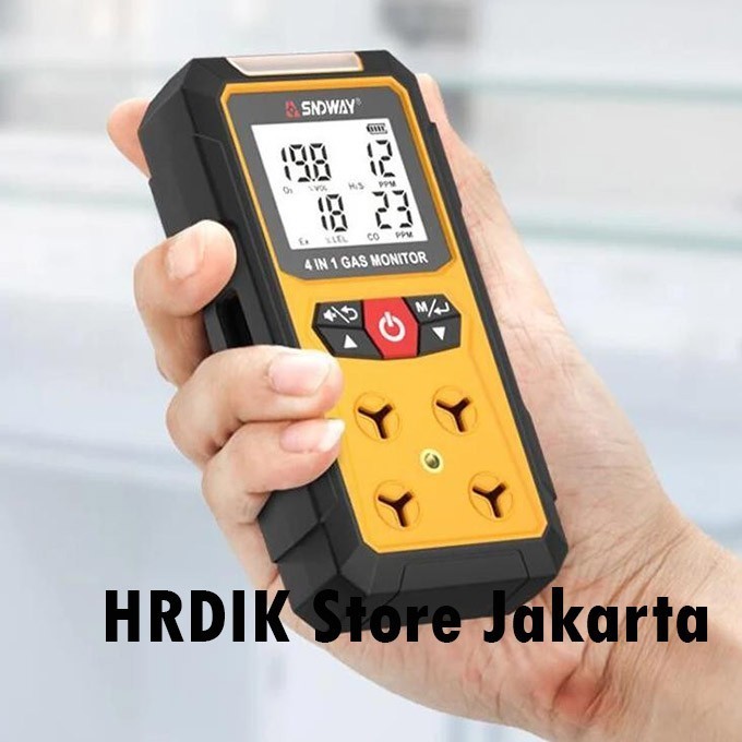 Gas Detector Sndway Sw-7500A Co H2S O2 Ex 4In1 Combustible Lel Sensor Sw7500A Detektor Monitor