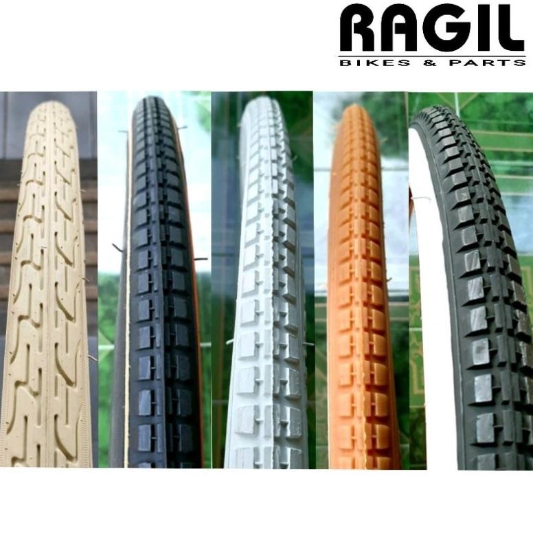 Cod Ban Luar Sepeda 28 X 1 1/2 28X1 1/2 Swallow Kuning Hitam Putih Lis Jawa Jowo Onthel Ontel Terbar