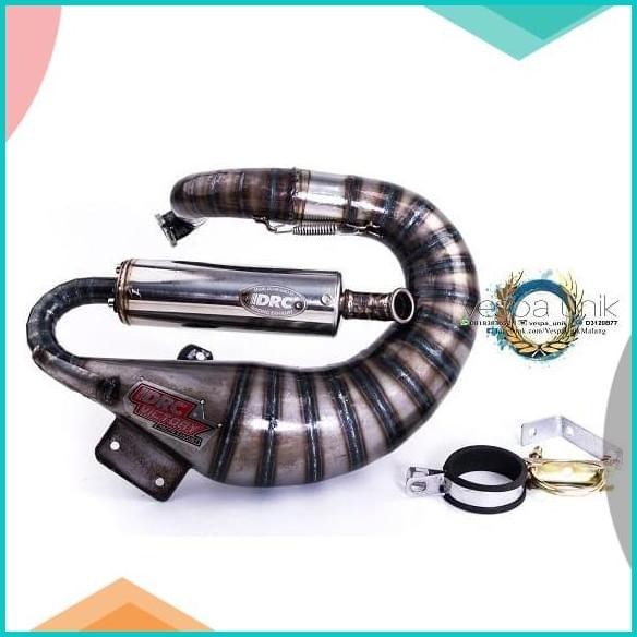 Knalpot DRC Victory Lumaca Smallframe Vespa PTS 8JVLZ4 tools n parts