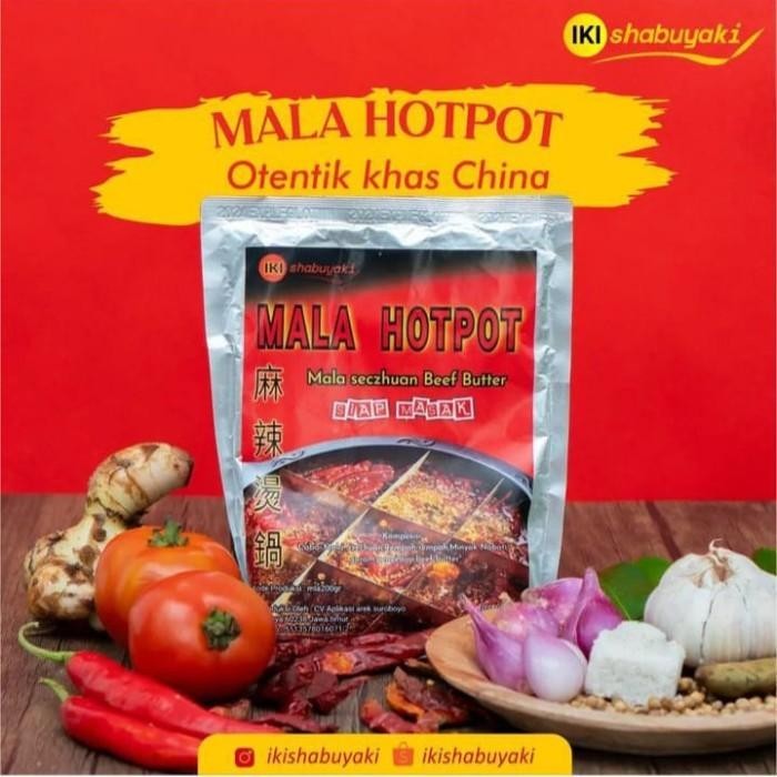 

Bumbu mala Hotpot spicy qing yo 200gr Kualitas Terbaik