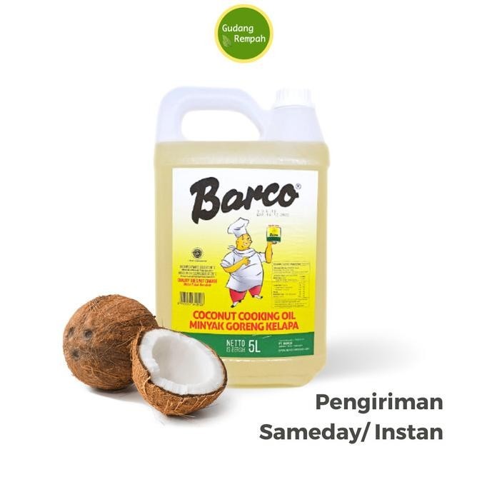 

PROMO MINYAK KELAPA BARCO 5 LITER H32T