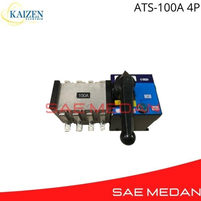 TERBARU - Cos motorized ATS 100A 4P Change Over Switch Panel