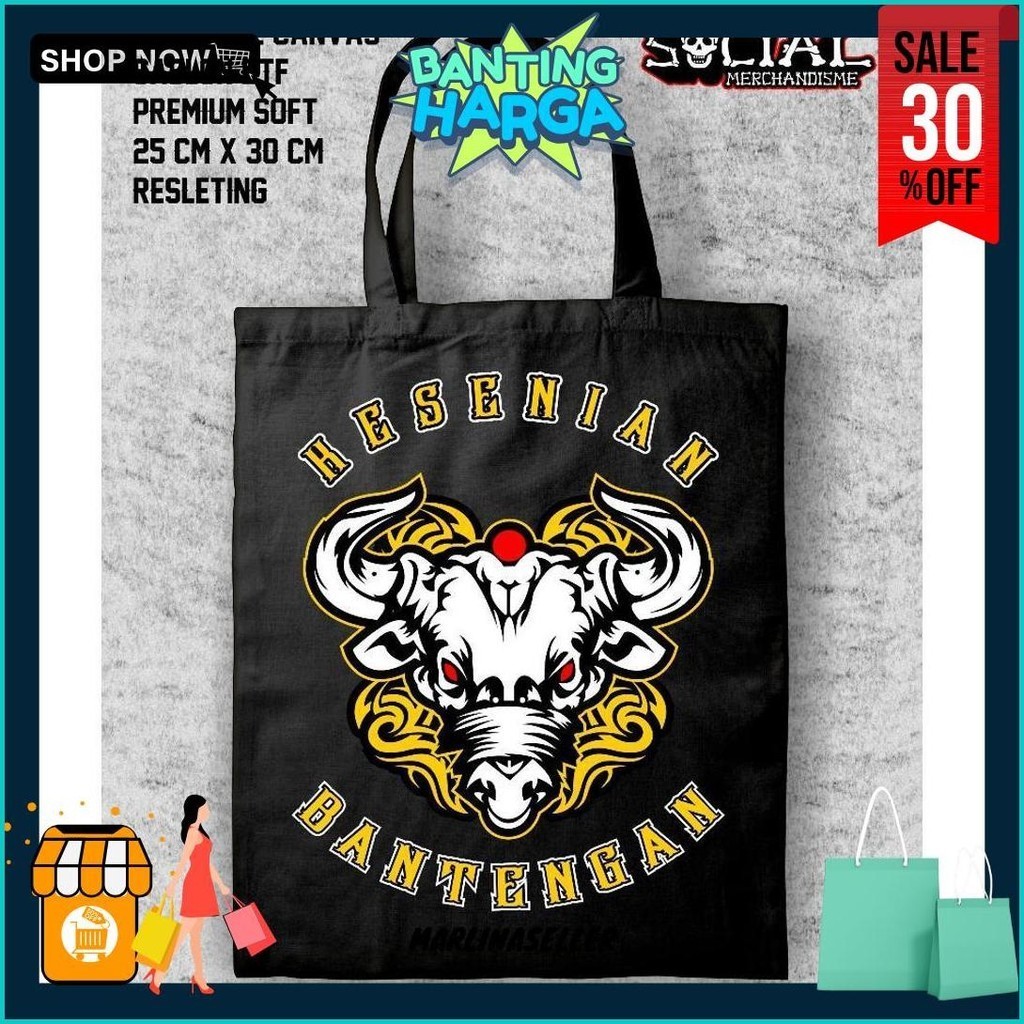 

Tas Paperbag Bantengan/Culture/Canvas/Hitam/Polos [Ready Cod[Terlaris]Produk][Gratis Ongkir]