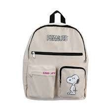 COD Miniso Snoopy Backpack with Pocket Tas Miniso Tas Ransel Miniso Tas Snoopy Ransel Snoopy Tas Ana