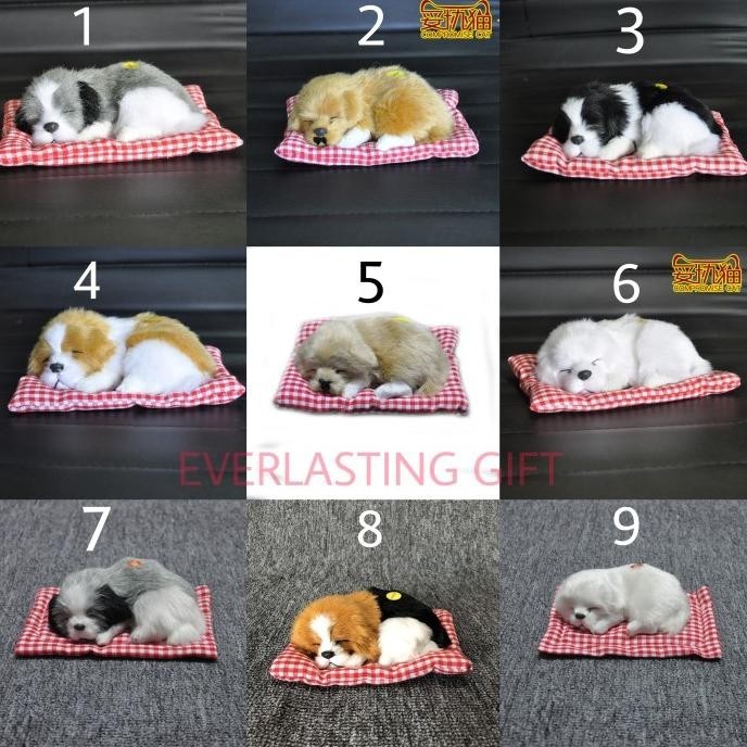 Boneka Simulasi Anjing Doggy BISA BERSUARA  U/ PAJANGAN