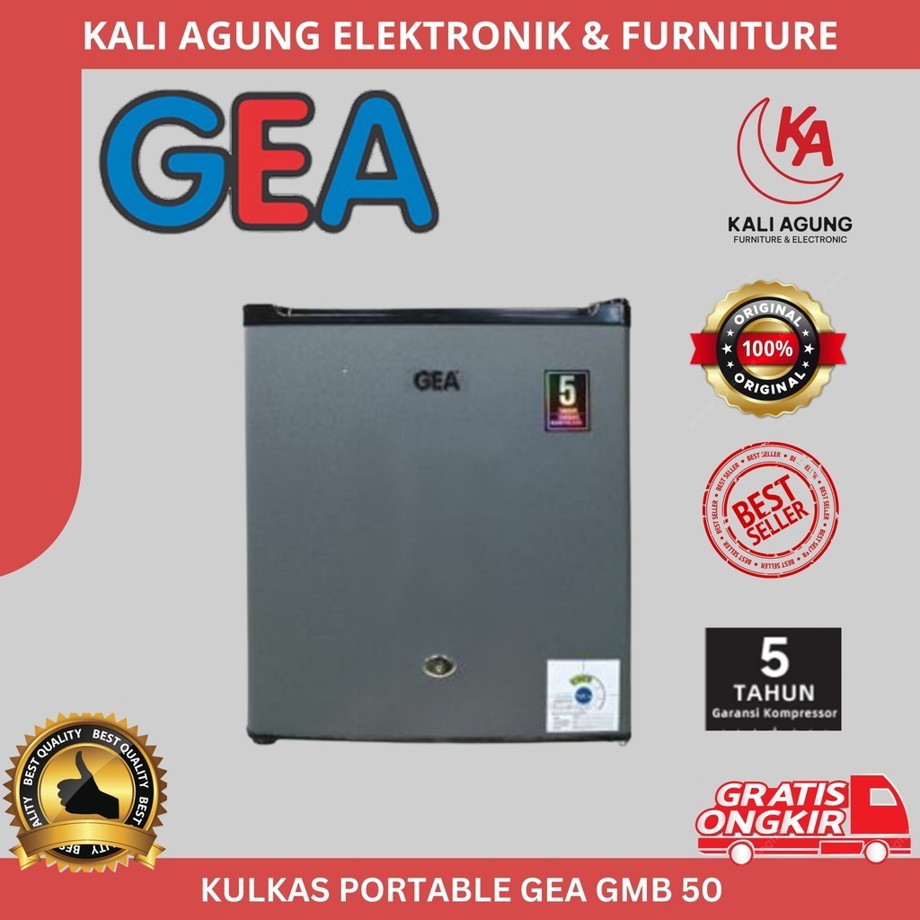 KULKAS PORTABLE GEA / KULKAS MINIBAR / GEA GMB 50 / FREE ONGKIR SERANG KOTA