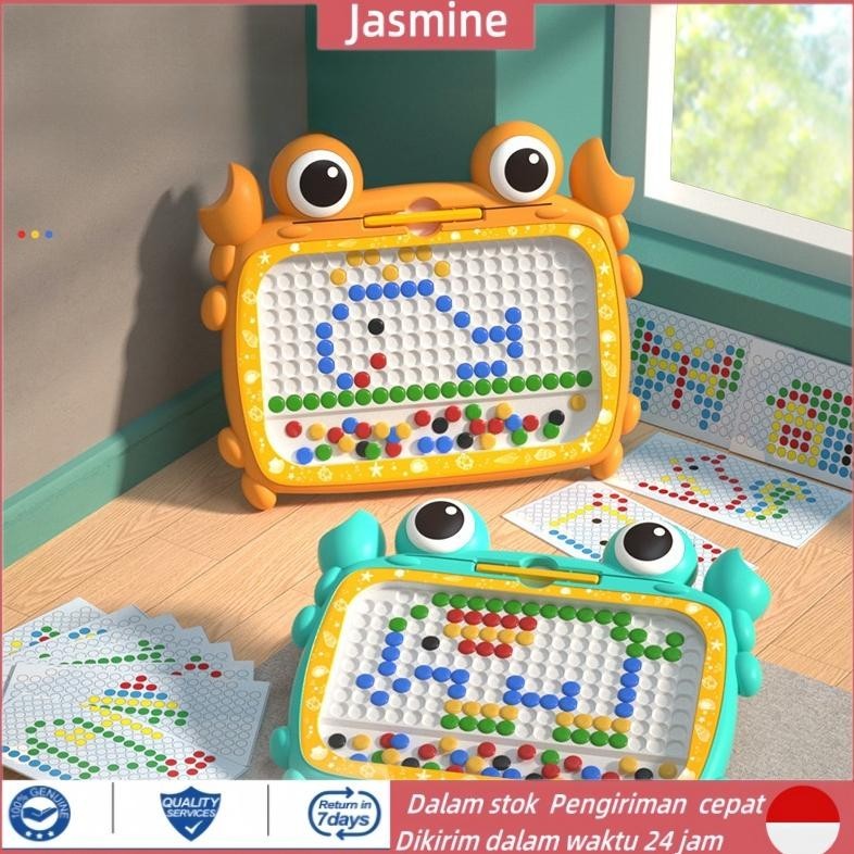 

COD116 Beads Magnetic Drawing Board Mainan Edukasi Untuk Anak Belajar Menulis Doodle Board Dengan Magnetic Pen Dan Magpad Dots Beads Hadiah Ulang Tahun Untuk Laki-Laki Papan Tulis Magnetik Diy Perempuan