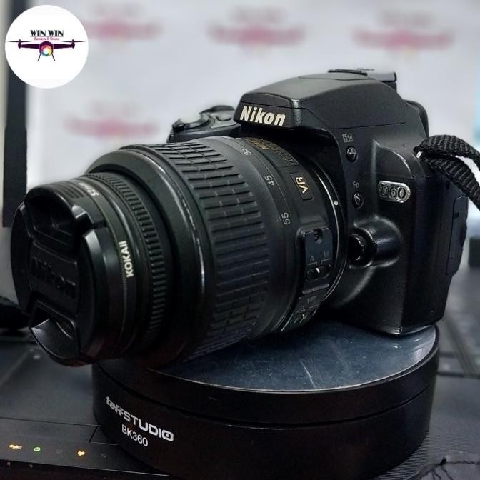Kamera Camera Dslr Nikon D60 Lensa Kit Nikon Af-S 18-55 Vr Original