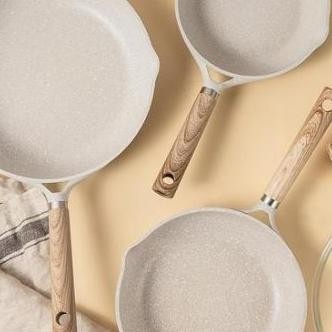 Carote Fry Pan | Panci Ggorengan Anti Lengket + Tutup (20,24,28 Cm)