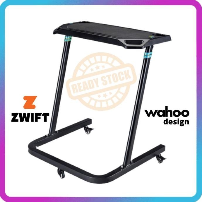 Meja Sepeda Adjustable Bike Trainer Desk Wahoo Garmin Tacx Zwift
