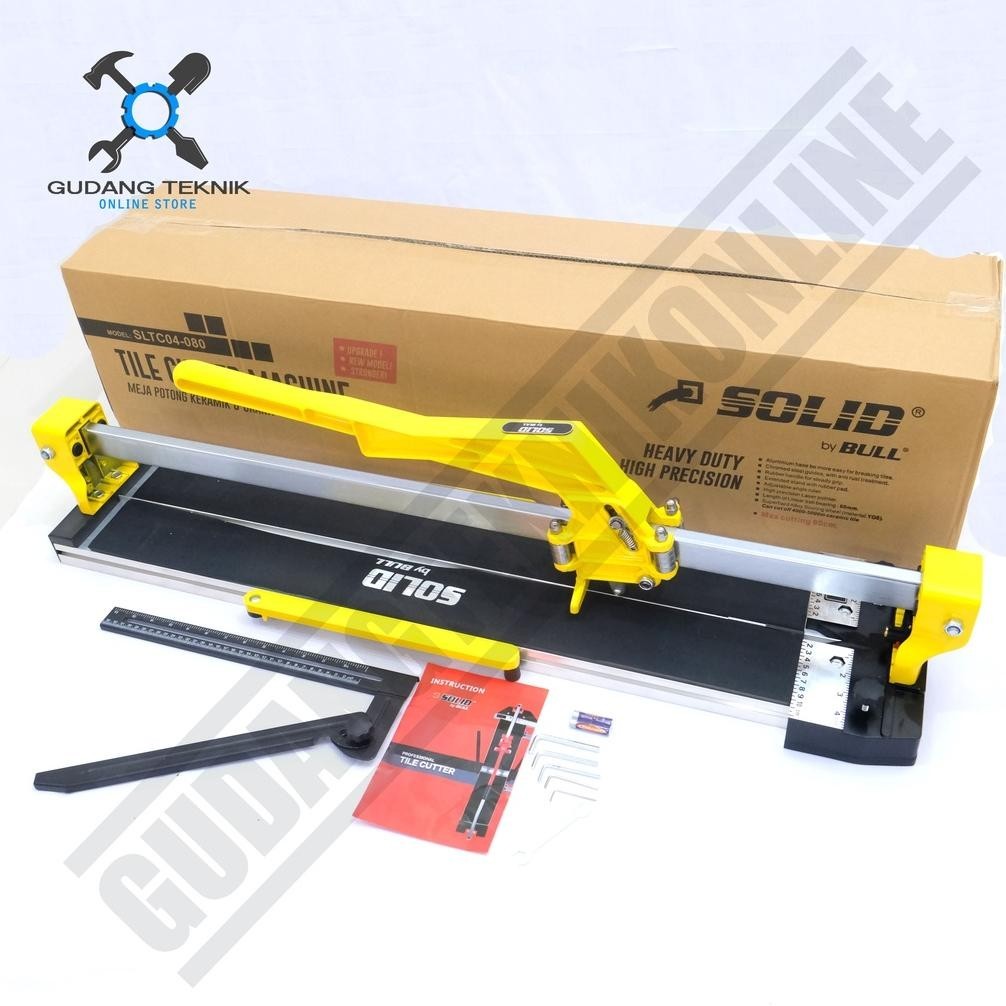 Alat Potong Keramik Granit 32" 800mm SOLID / Manual Granite Tile Cutter 80cm SOLID