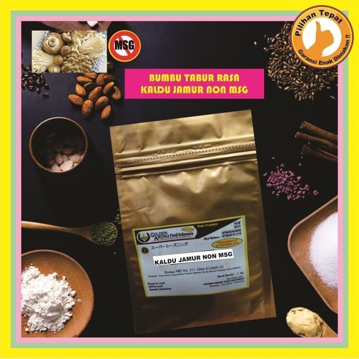 

Bumbu Tabur Non Msg Kaldu Jamur 1 Kg Enak Murah Bubuk Tabur No Msg