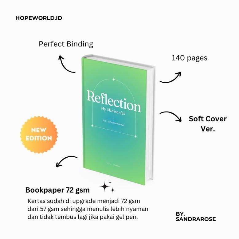 

Or42 Reflection Journal - My Miniseries Self Reflection Journal by SANDRAROSE, Journal, Planner, Buku Jurnal, Diary Book, Buku Diary, Jurnal Refleksi, Premium