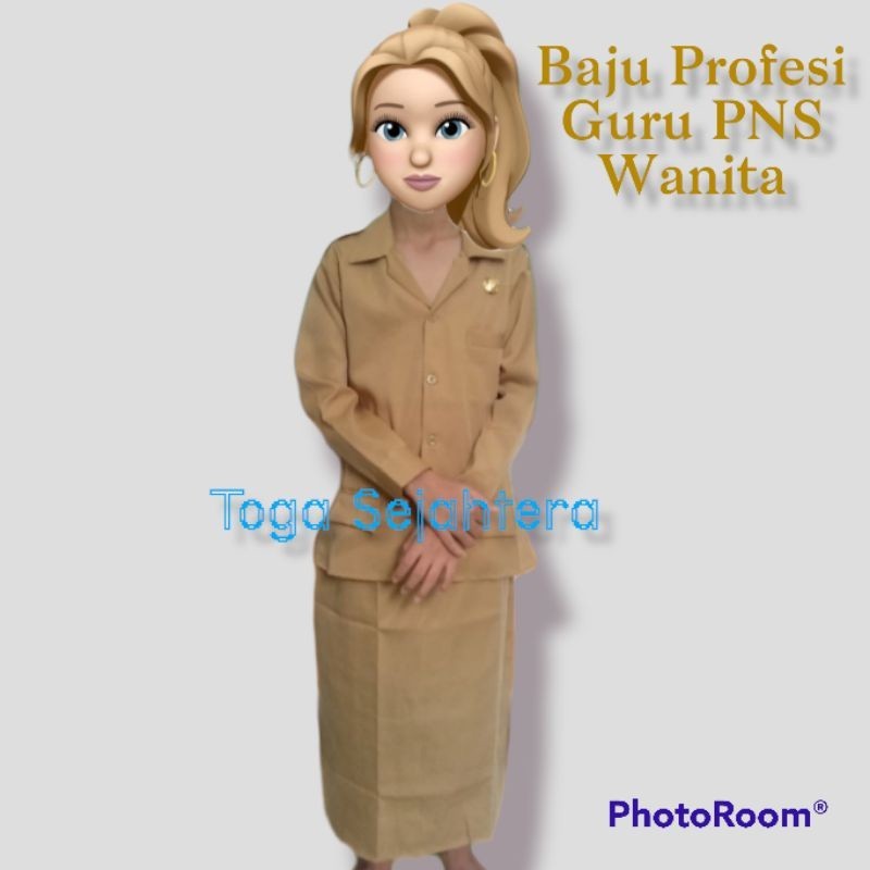 Baju Profesi Anak Guru PNS Wanita