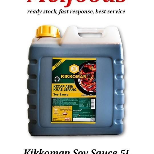 

Kikkoman All Purpose Soy Sauce Halal 5L Kecap Asin Khas Jepang