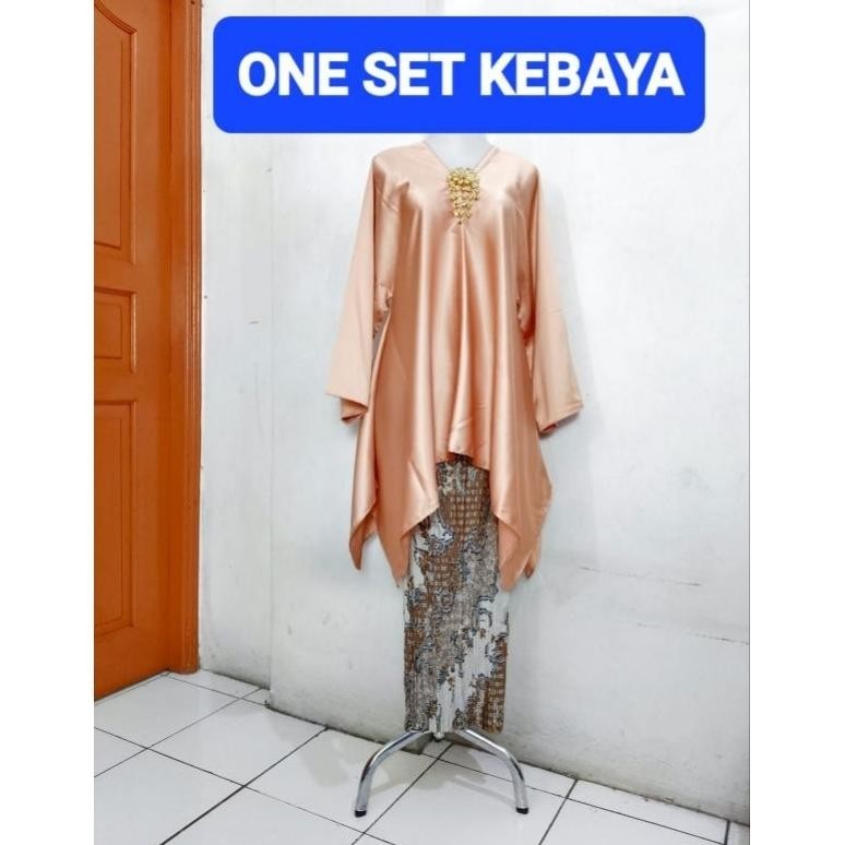 TERLARIS KEBAYA MODERN ONE SET/ KEBAYA SATIN JUMBO /BESTSELLER KEBAYA TUNIK SATIN/ KEBAYA MODERN JUM