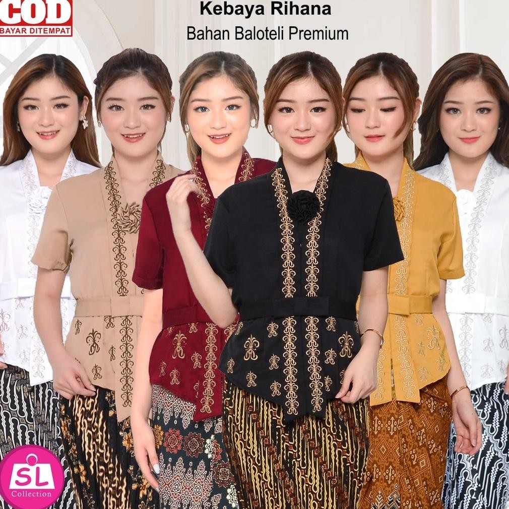 Atasan Kebaya Kutubaru Bordir Elegan Mewah | Kebaya Wisuda Modern | Kebaya Kondangan Kekinian | Keba