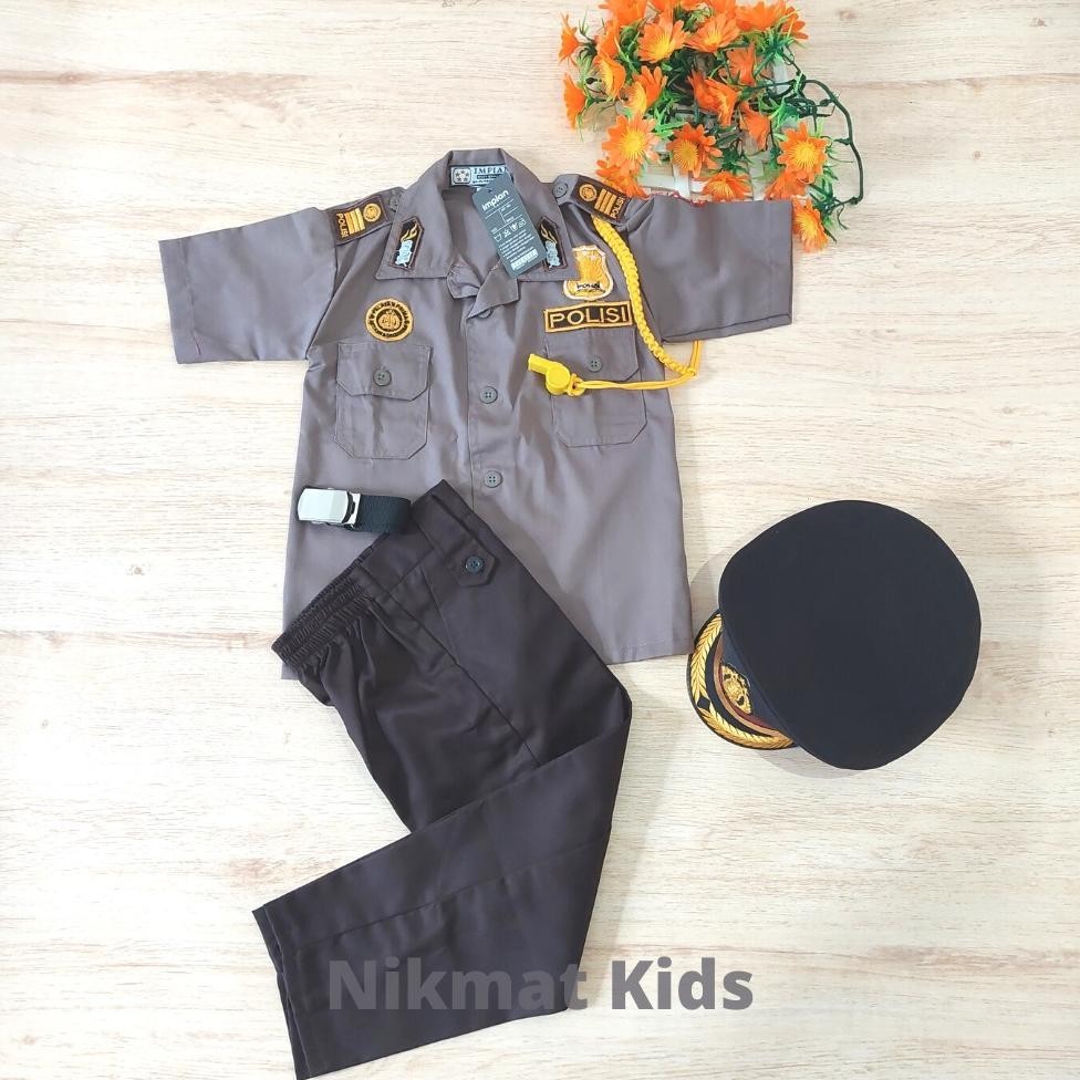 Beli 2 Murah Baju Polisi Profesi Anak Baju Kostum Anak Polisi Biasa Dinas Polisi Pocil Keren Terkini