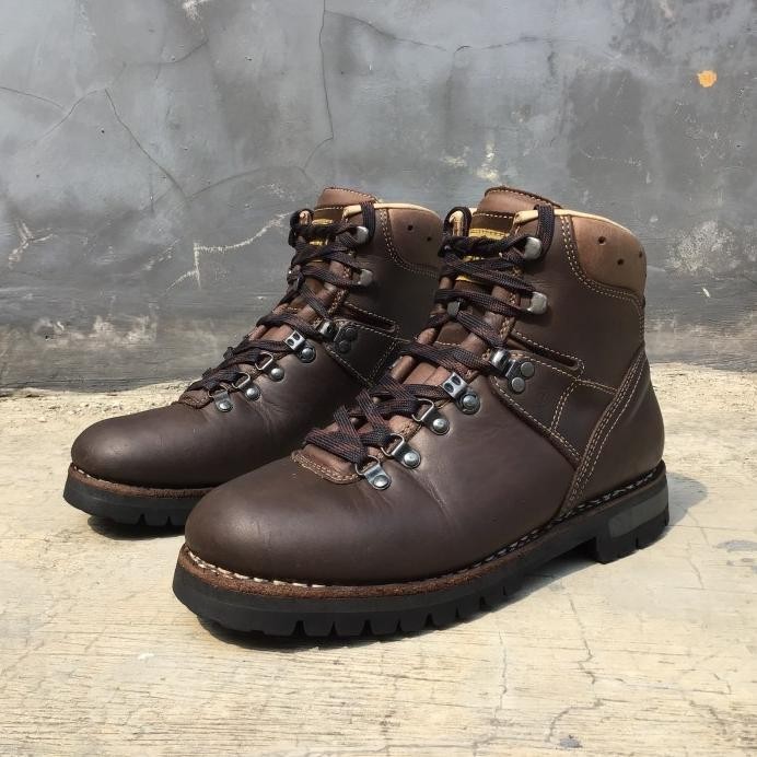 SEPATU GUNUNG VINTAGE MEINDL ORTLER VIBRAM LEATHER HIKING BOOTS