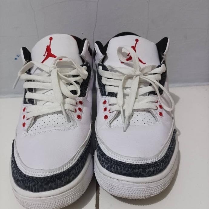 NIKE AIR JORDAN 3 RETRO DENIM FIRE RED