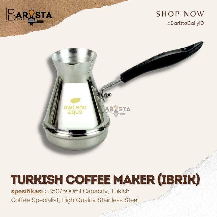 Alat Seduh Kopi Turki Ibrik - Turkish Coffee Pot Tubruk 500ml OTC