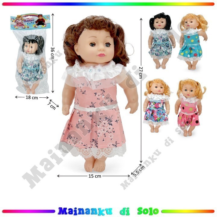 [Mainanku] Mainanku Boneka Anak Cewek Baterai Operation Lagu Anak Baby Cute Mainan Anak Perempuan