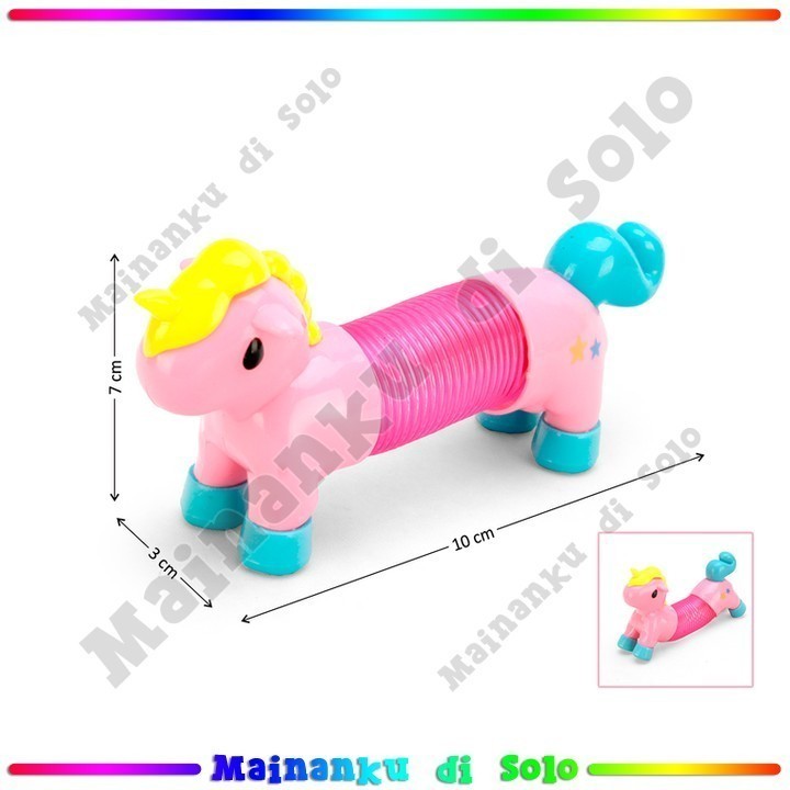 [Mainanku] Spring Unicorn Circle Rainbow Unicorn Mainan Anak
