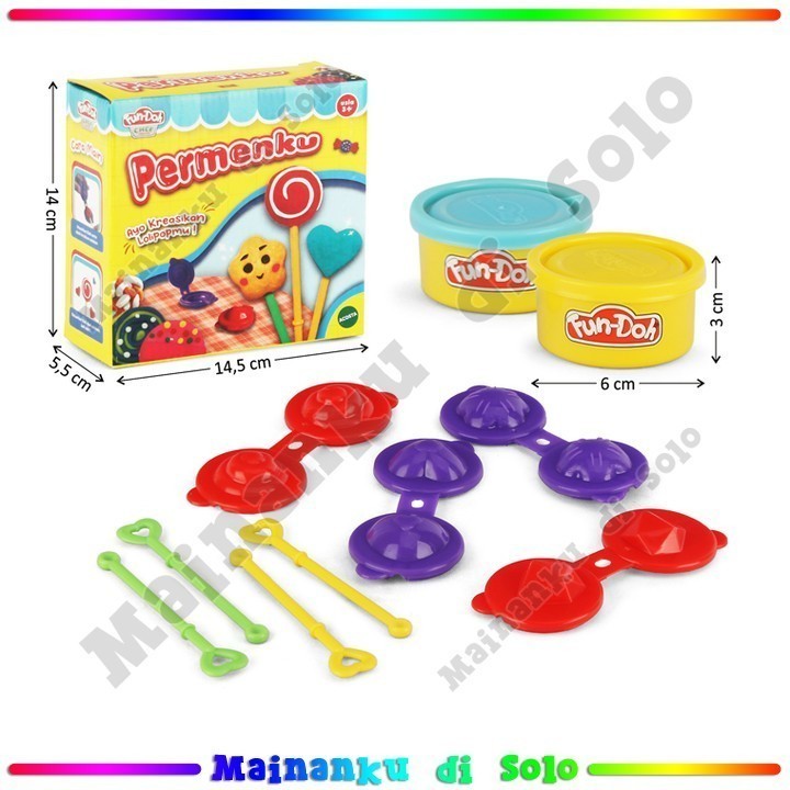 [Mainanku] Fun-doh Permenku Mainan Anak