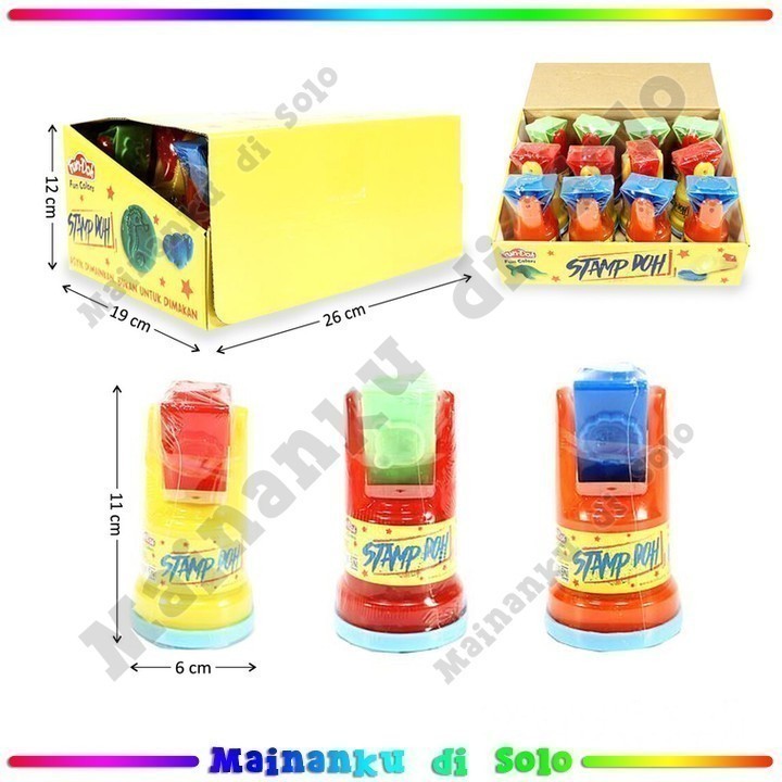 [Mainanku] Mainan Anak Lilin Fundoh Stamp Doh - 28101