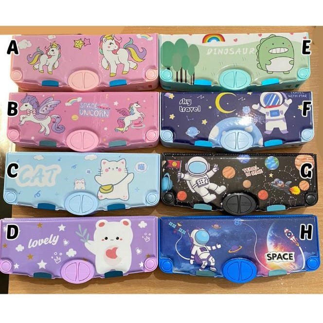 

TEMPAT/KOTAK PENSIL TOMBOL AKSESORIS POLA KARTUN 2 LAPIS UNICORN/ASTRO TEMPAT KOTAK PENSIL ANAK TERLARIS TERBARU BRAND ASLI 100% MODERN TERMURAH BERKUALITAS BAGUS UNIK TREND 2023 2024