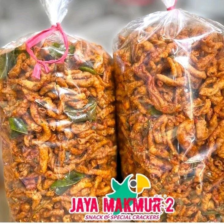 

fh-46 1kg keripik usus ayam jaya makmur 2 snack Premium