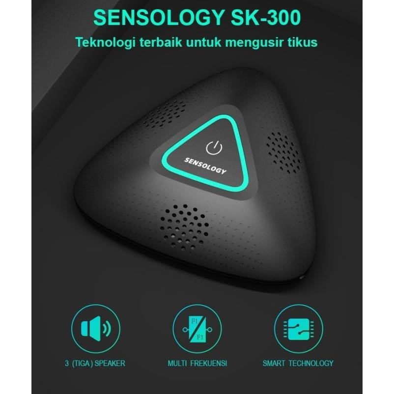 Sensology Sk-300 Alat Pengusir Tikus Ultrasonic Elektrik