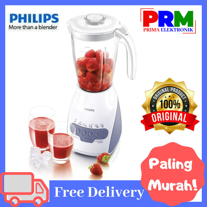 BLENDER PHILIPS PLASTIC HR2115 / BLENDER PLASTIK HR 2115 MURAH ORI