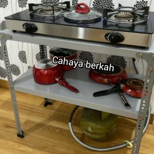 Rak Besi Meja Kompor 2 Susun
