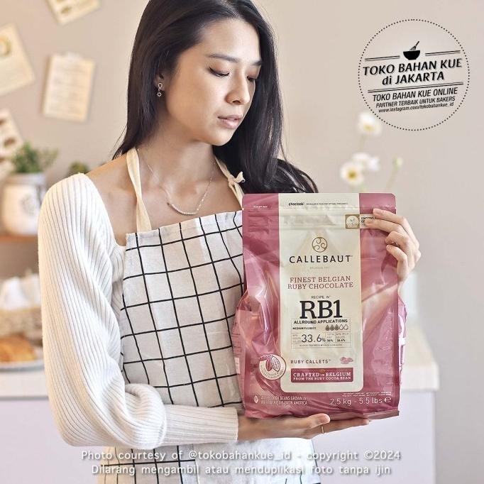 

Callebaut Ruby 2,5Kg Couverture Chocolate Rb1 Cokelat Coklat Baking