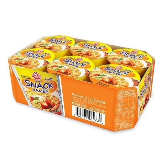 

Ottogi Snack Ramyun Cup 62grX6pcs KAS76