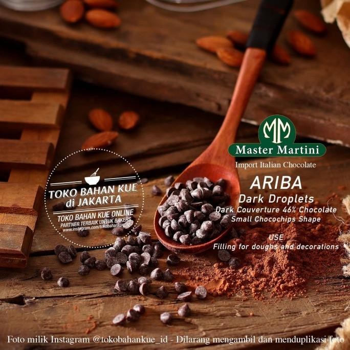 

Master Martini Ariba Bitter Drops 1Kg Chocolate Choco Chip Couverture