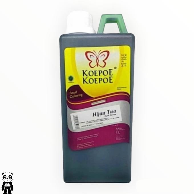 

Koepoe Koepoe Pewarna Hijau Tua 1 Liter Food Coloring Dark Green 1L