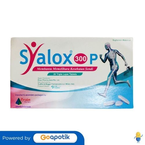 Originial Syalox 300 P Box 20 Tablet Asli
