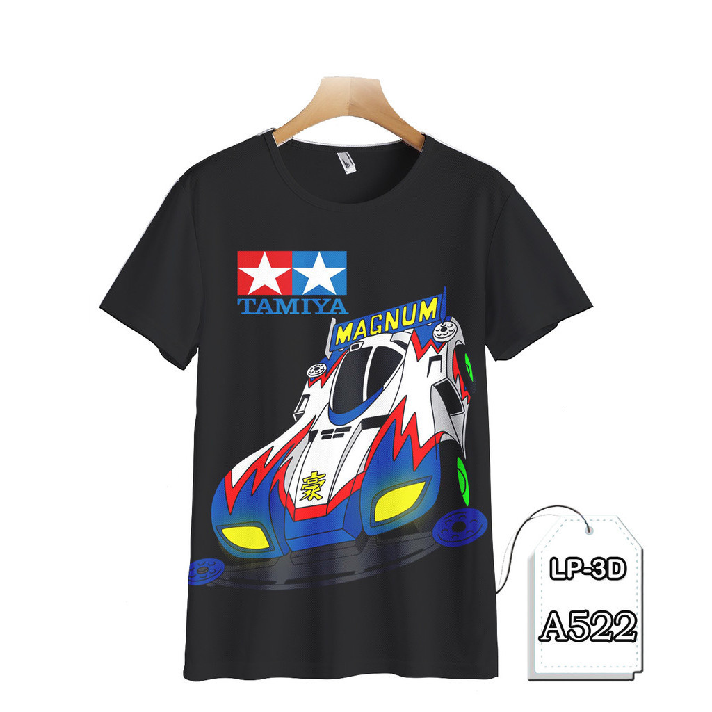 Baju Tamiya Magnum Saber Kaos Anime Anak dan Dewasa Printing 3D #LP3D-A522