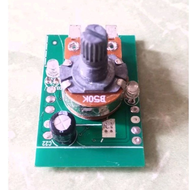 Saklar Mainboard Potensio B50K Stereo Mixer Volume Mic Bass Echo PCB Type ic Indikator Led