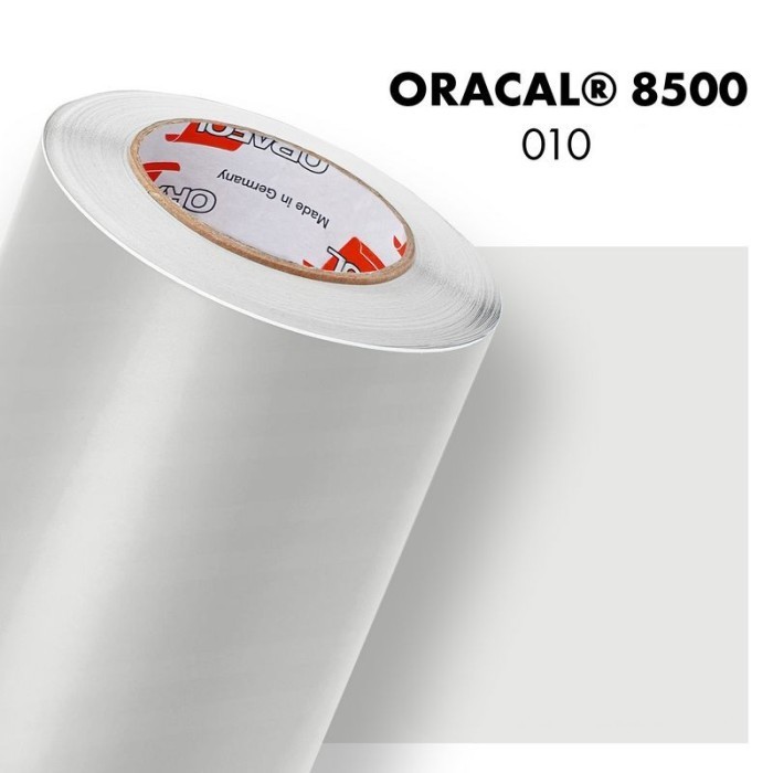 Oracal 8500 010 White Translucent Cal Sticker Neon Box Reklame Backlit