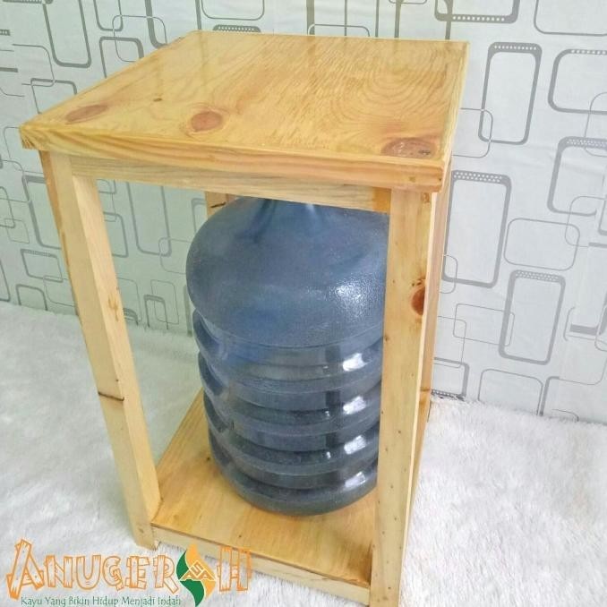 Meja Dispenser Galon Air Minum Meja Kayu Jati Belanda Serbaguna