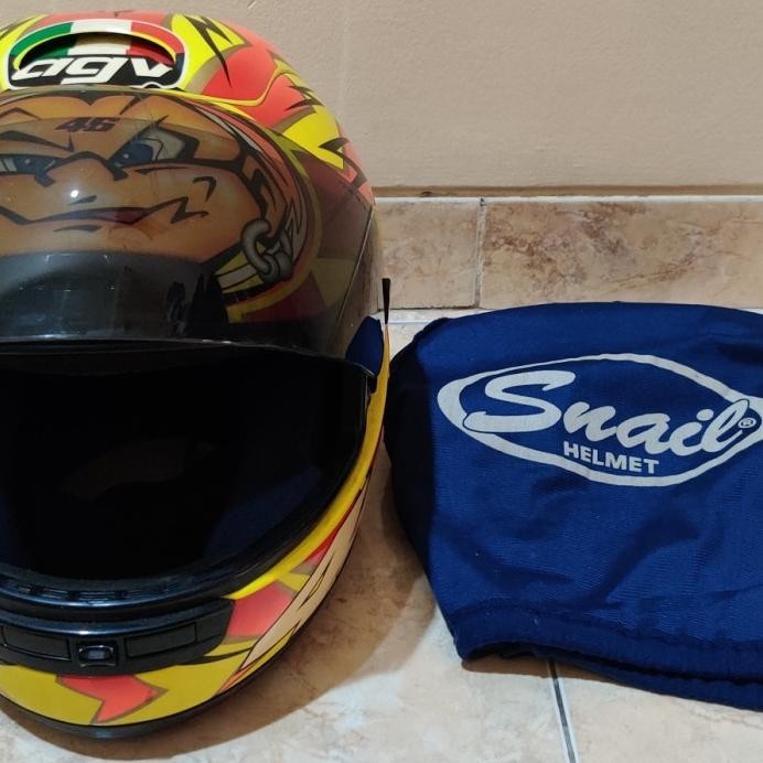 REPLIKA HELM AGV ROSSI SUN AND MOON D MADE IN AUSTRALIA SIZE M
