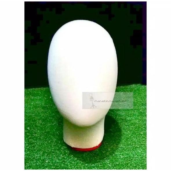 Manekin Kepala Foam / Manekin Kepala - Bisa Di Tusuk Jarum