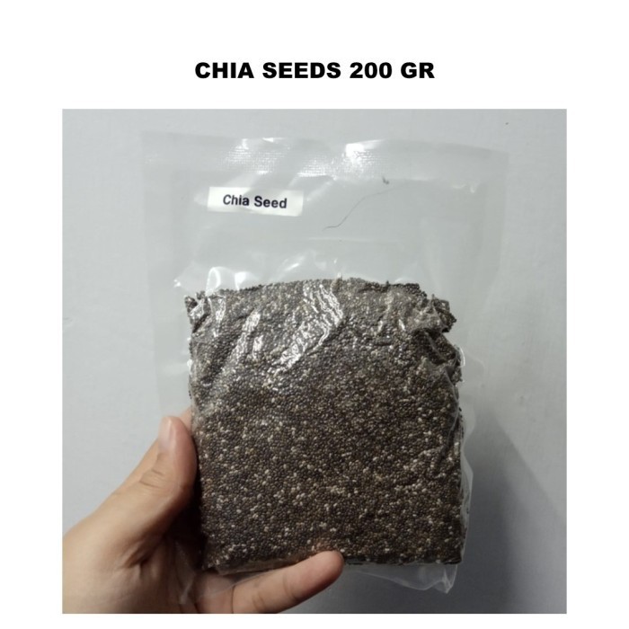 

*****] Organic Chia Seed Black Mexico Seed 200gr Chiaseed Organik Black Seed