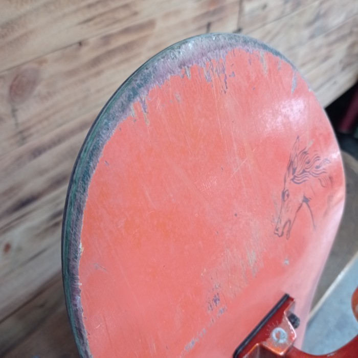 Fir Skateboard Deck Black Knight Horse 8.0 93% Bekas