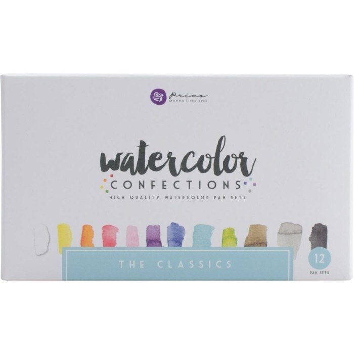 

Prima Marketing Watercolor Confections The Classics - 12 Colors